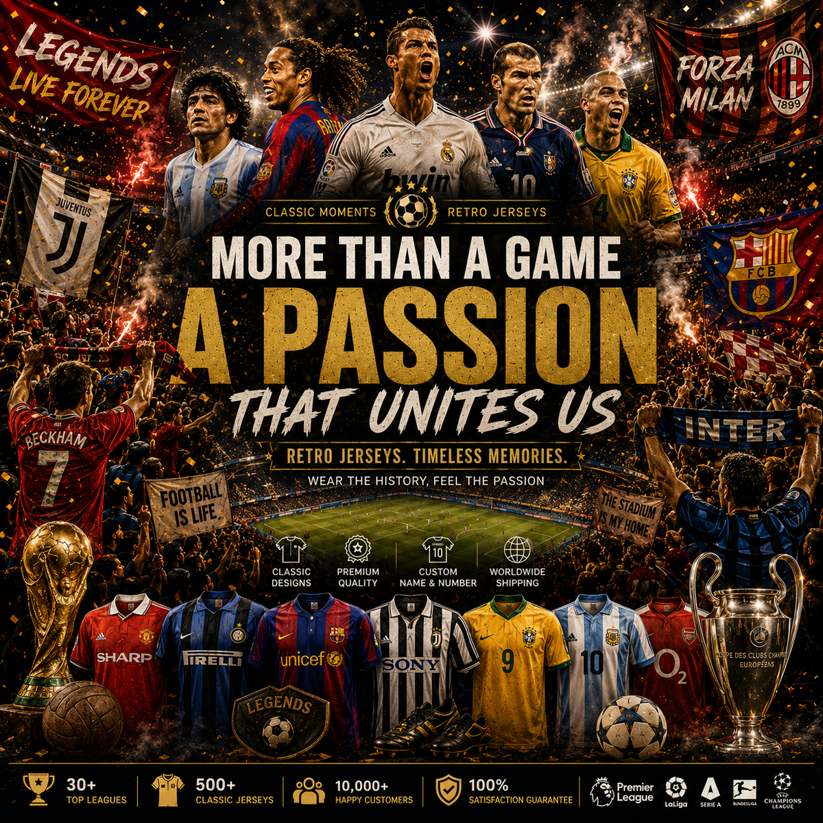 Why Retro Football Shirts Are More Than Just Jerseys