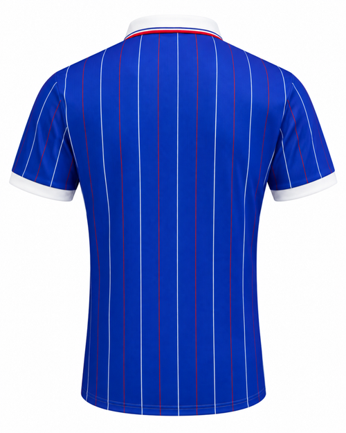 1982 France Retro Home Jersey – Vintage Royal Blue Classic Football Shirt