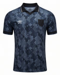 1990 Retro Away Soccer Jersey Black Grey Vintage Football Shirt