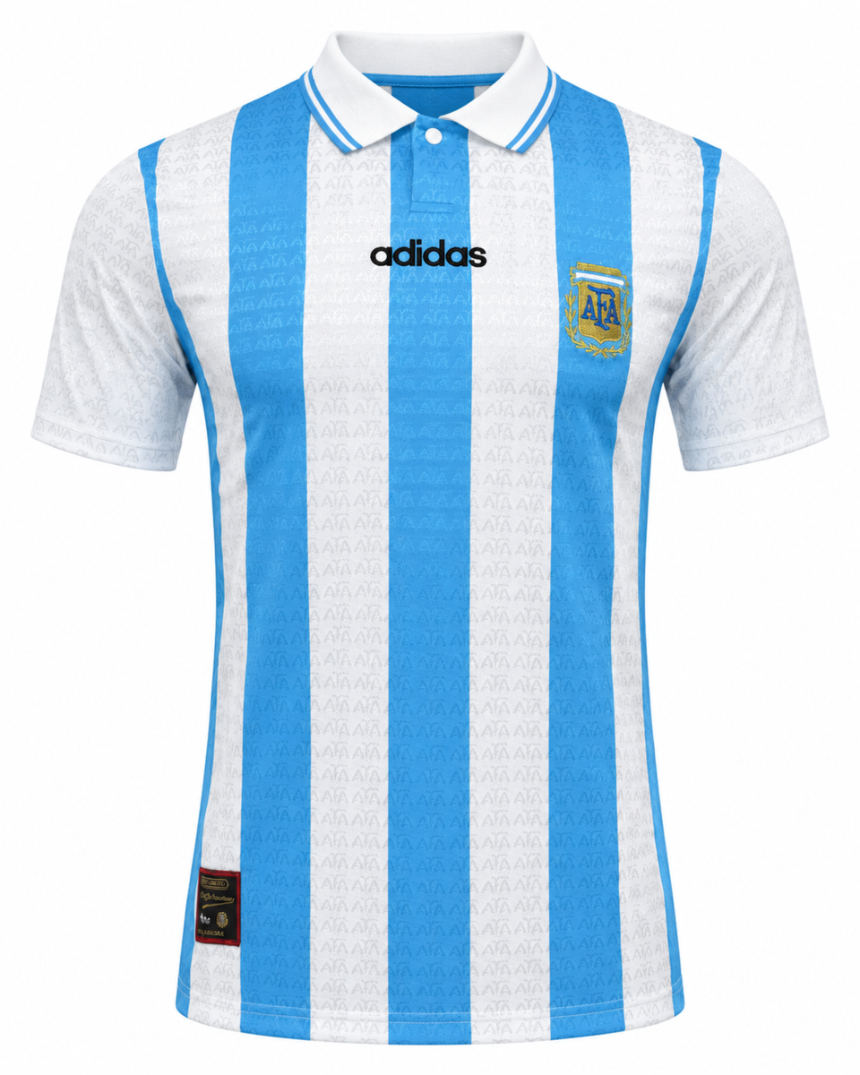 1994 Argentina Retro Home Jersey (Player Version) – Vintage Albiceleste Striped Football Shirt