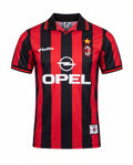 1997-98 Classic Home Style Red & Black Football Jersey – Retro Match Edition