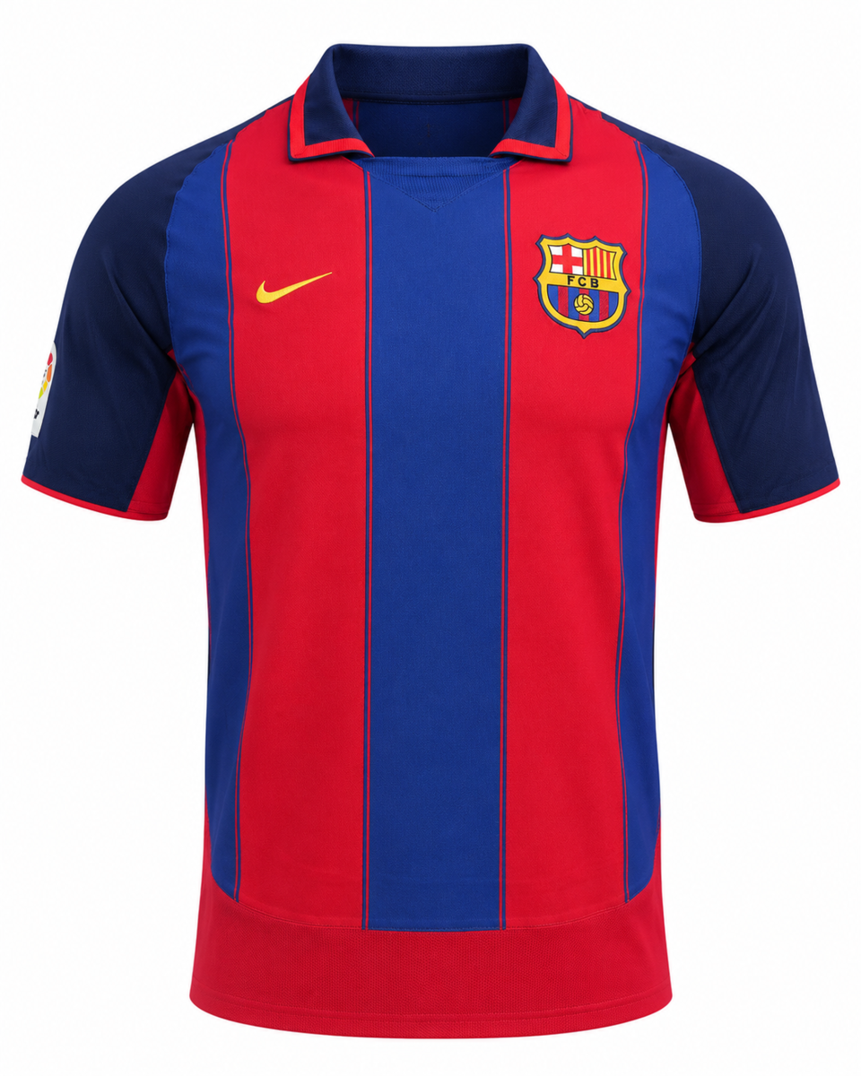 2006-2007 Barcelona Retro Home Jersey – Vintage Blaugrana Striped Classic Football Shirt
