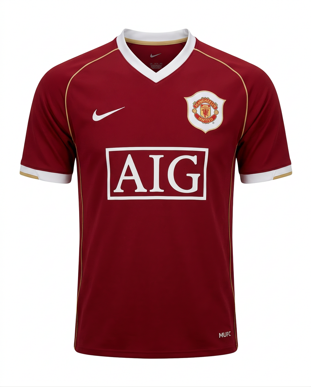 2006-2007 Classic Red Home Style Football Jersey | Retro Soccer Shirt