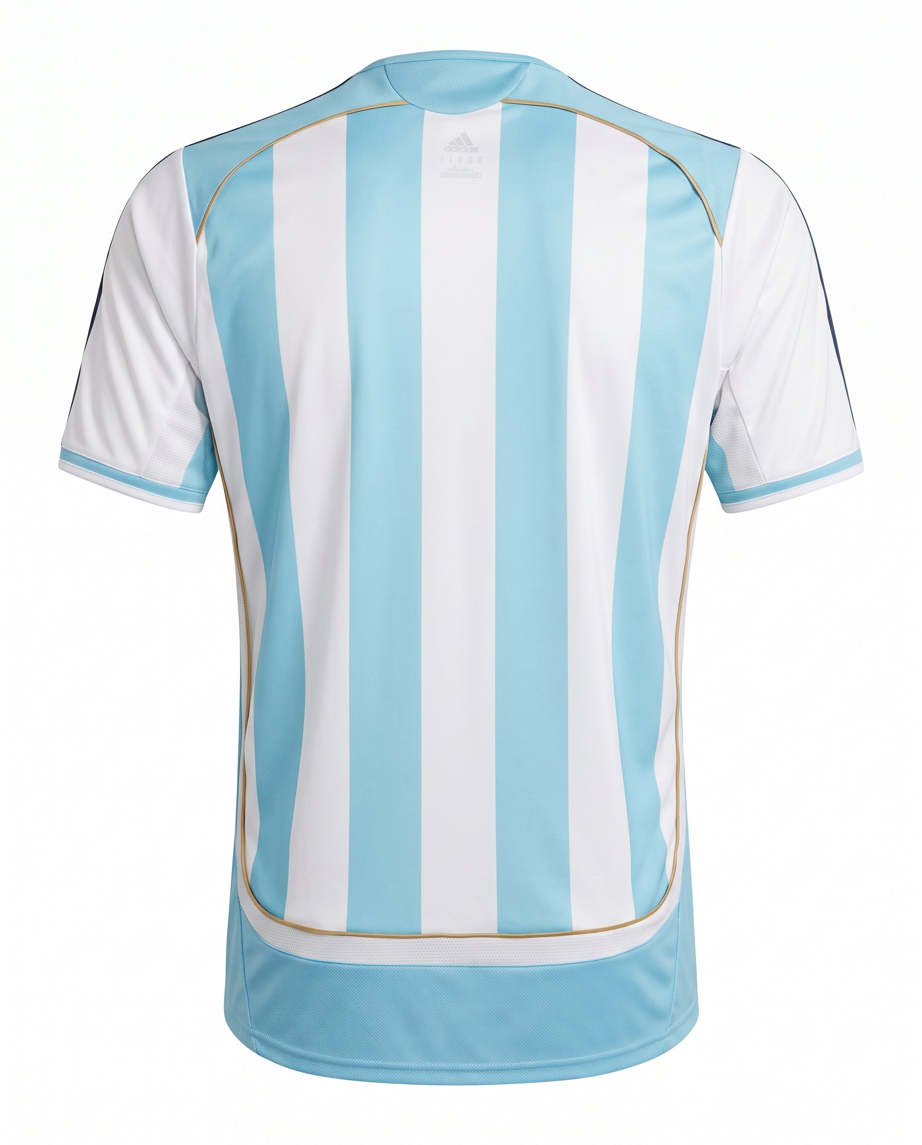 2006 Classic Argentina Style Home Football Jersey Retro Blue White Shirt