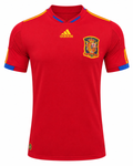 2010 Spain Championship Edition Retro Home Jersey – Classic Red & Gold Vintage Football Shirt