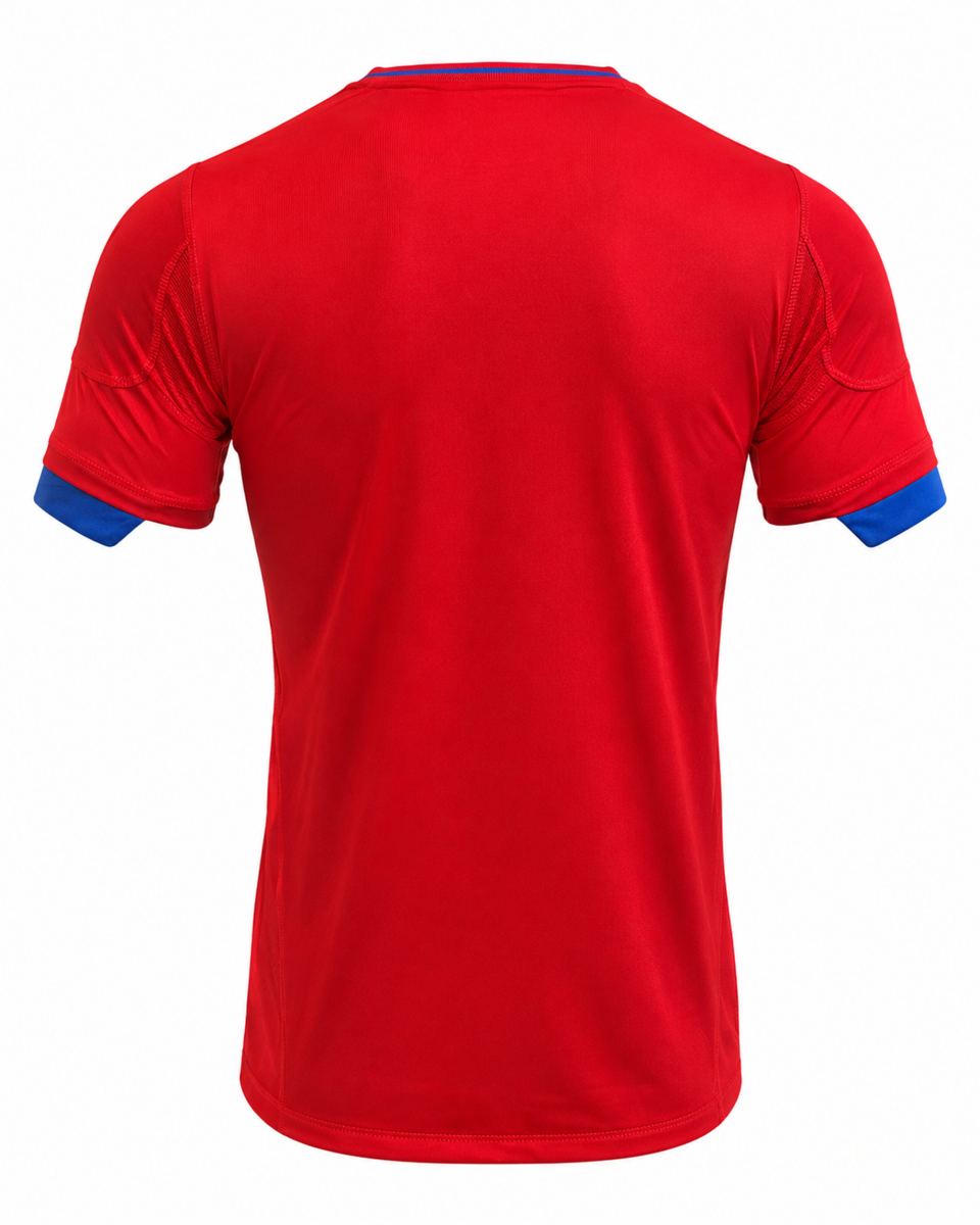 2010 Spain Championship Edition Retro Home Jersey – Classic Red & Gold Vintage Football Shirt