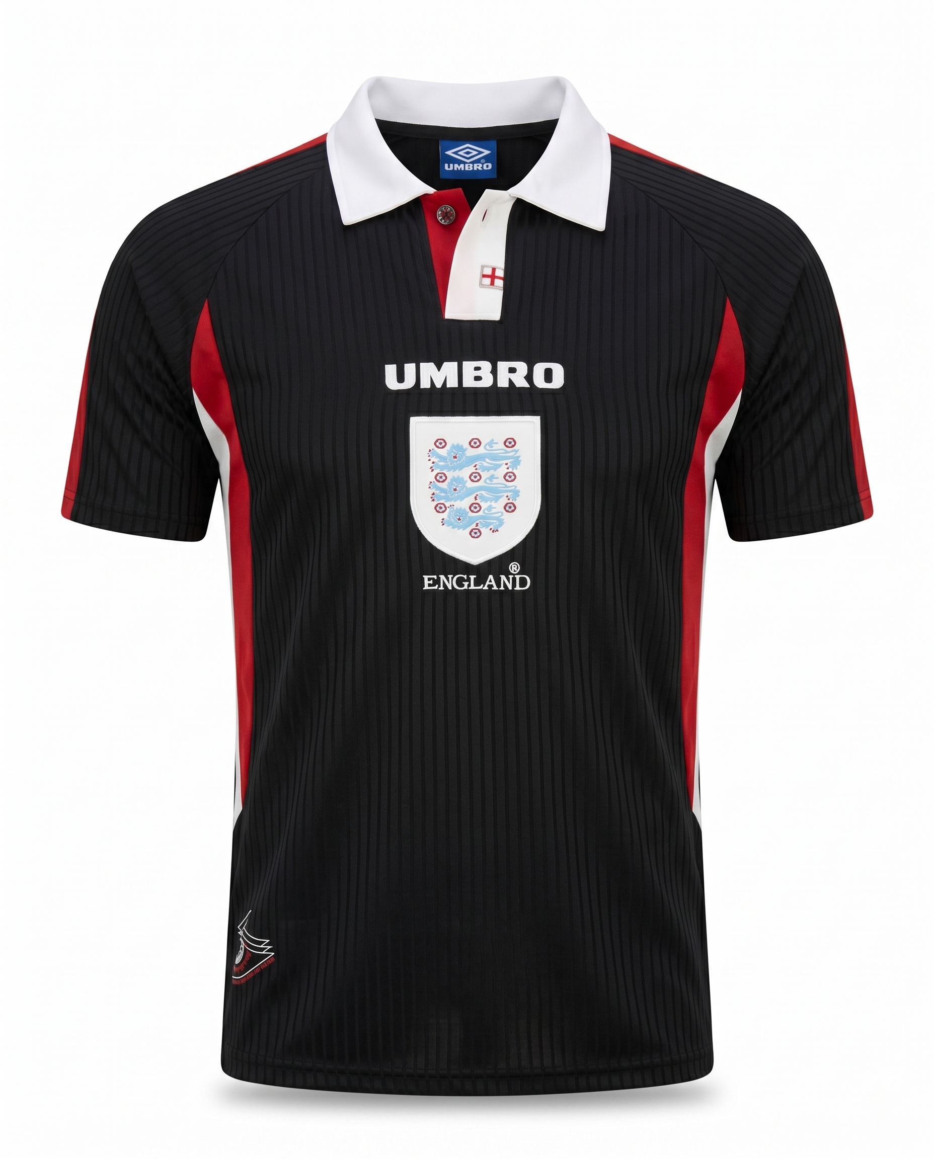 1998 Retro Black Away Football Shirt