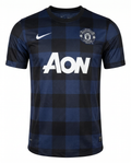 Vintage Checkered Away Soccer Jersey 2013/14 – Retro Football Fan Edition