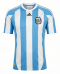 2010 Blue & White Striped Retro Football Shirt