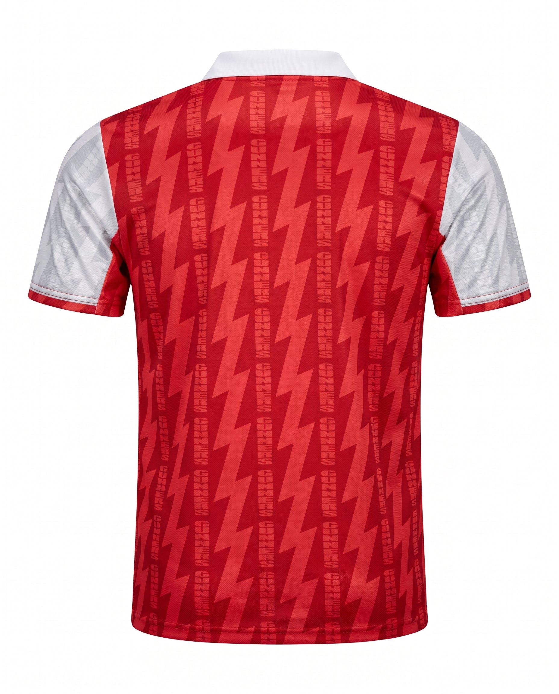 1994-1996 Retro Home Soccer Jersey Red White Vintage Football Shirt