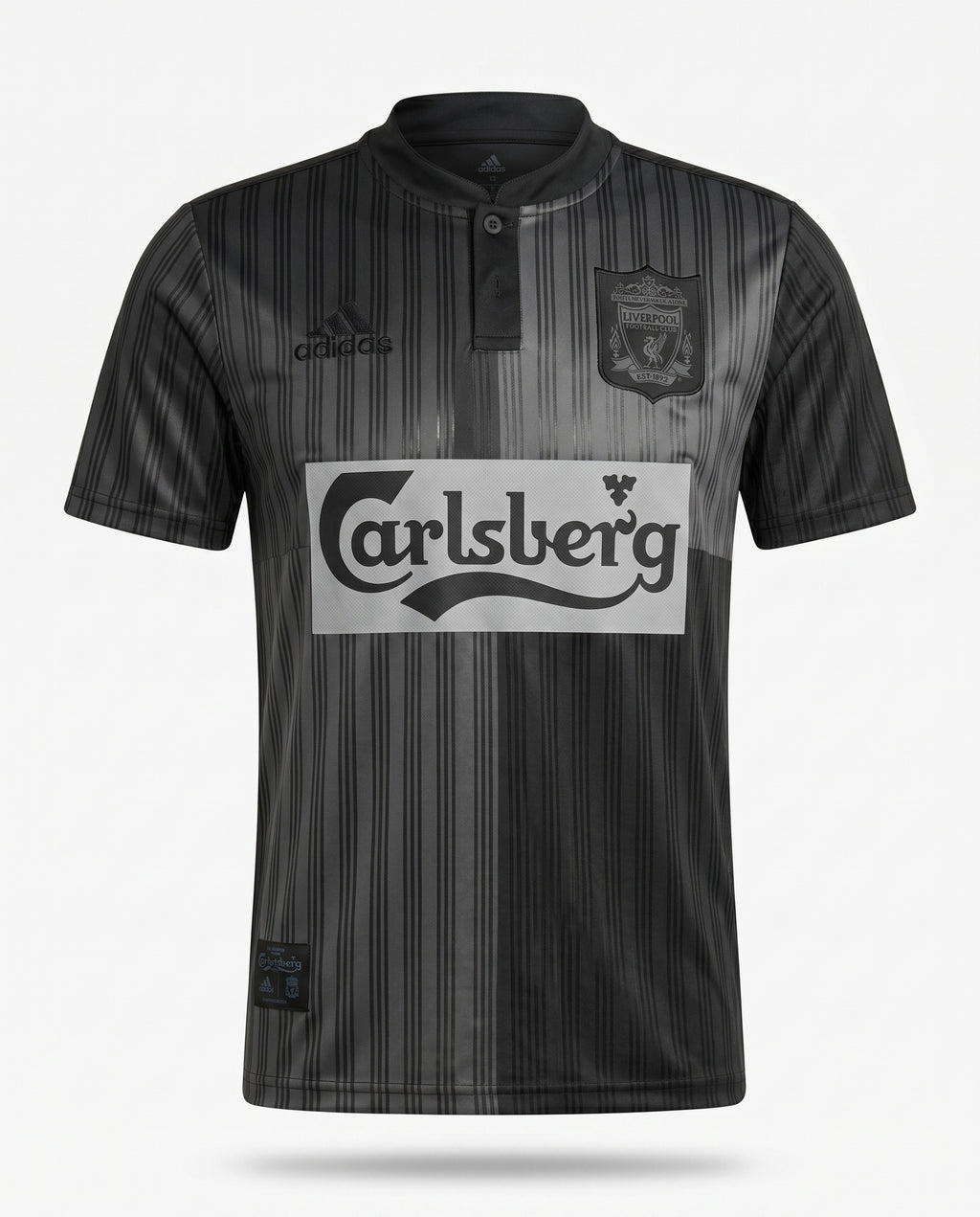 Vintage 95/96 Third Football Jersey A Dark Classic from Football's Golden Era
