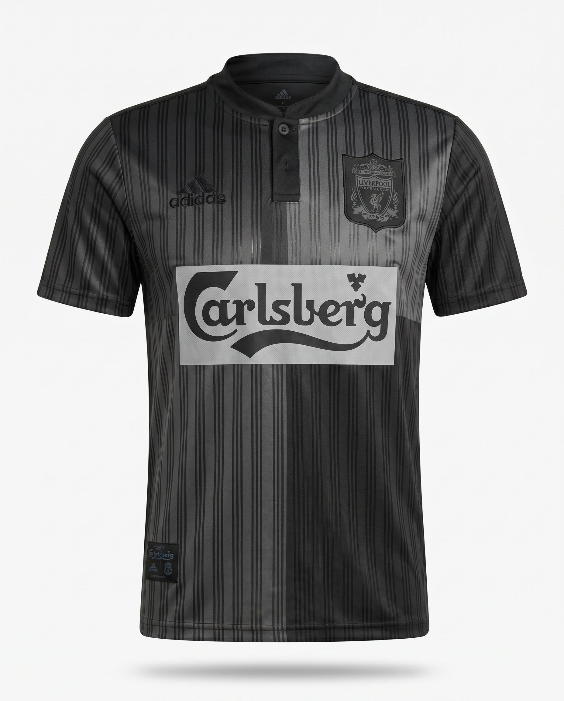 Vintage 95/96 Third Football Jersey A Dark Classic from Football's Golden Era