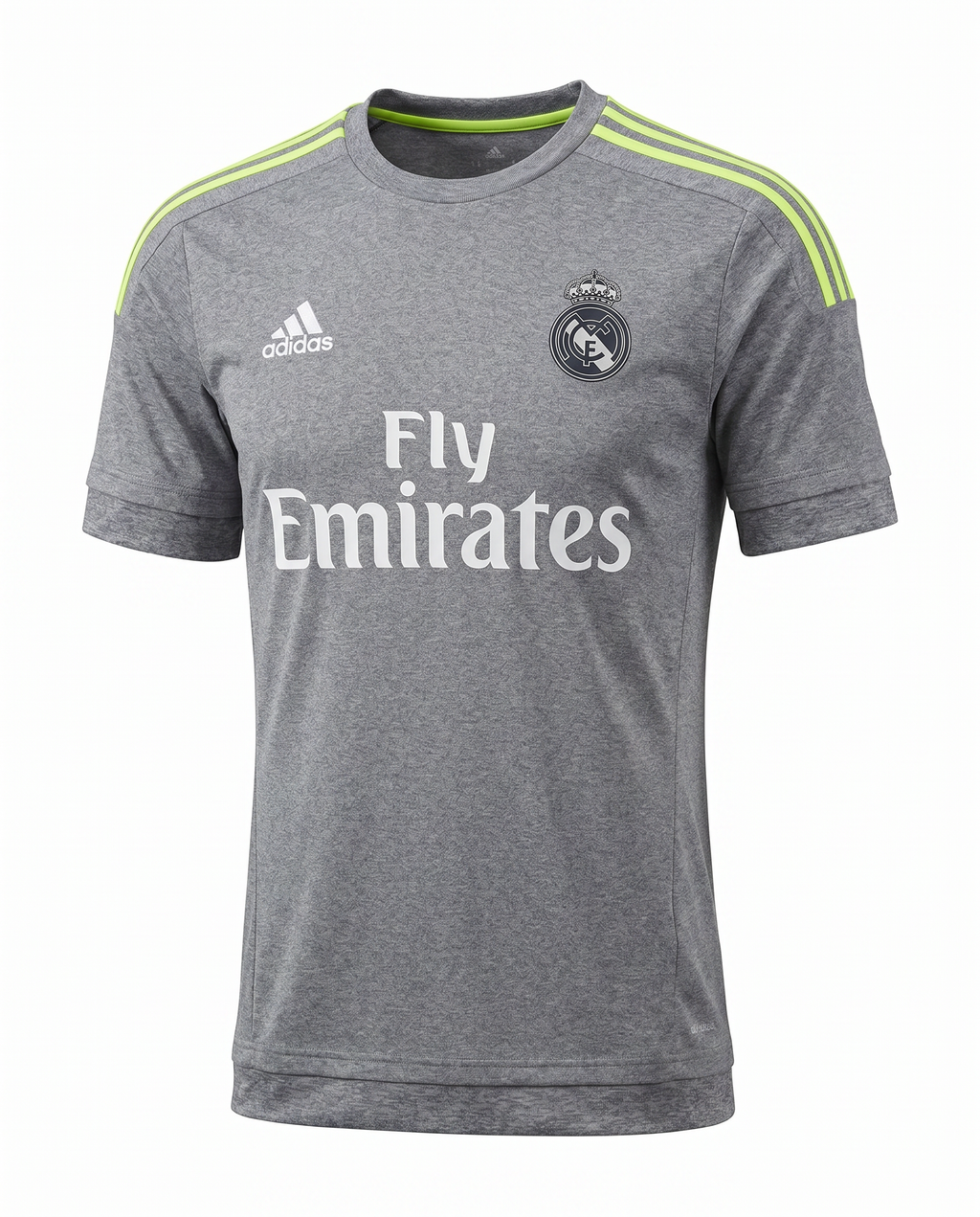 Elite Grey Performance Football Jersey – Neon Trim Edition