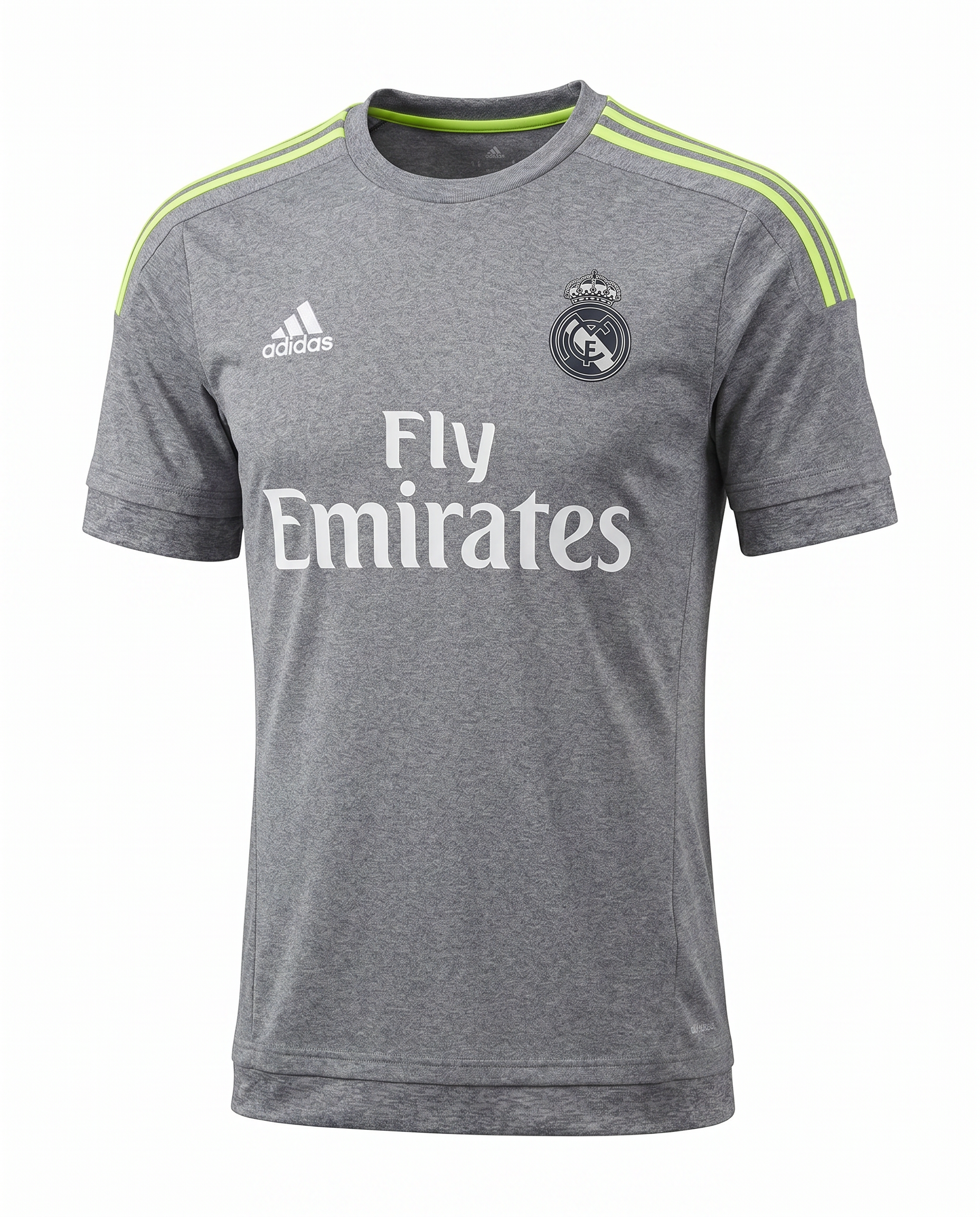 Elite Grey Performance Football Jersey – Neon Trim Edition