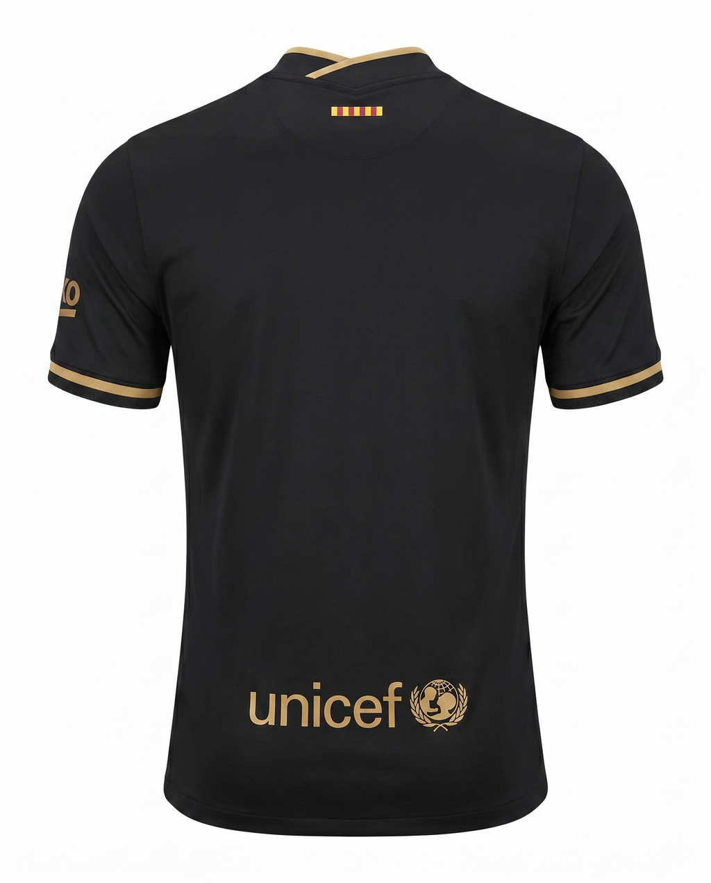 Early 2000s Black & Gold Away Football Jersey – Heritage Club-Inspired Edition