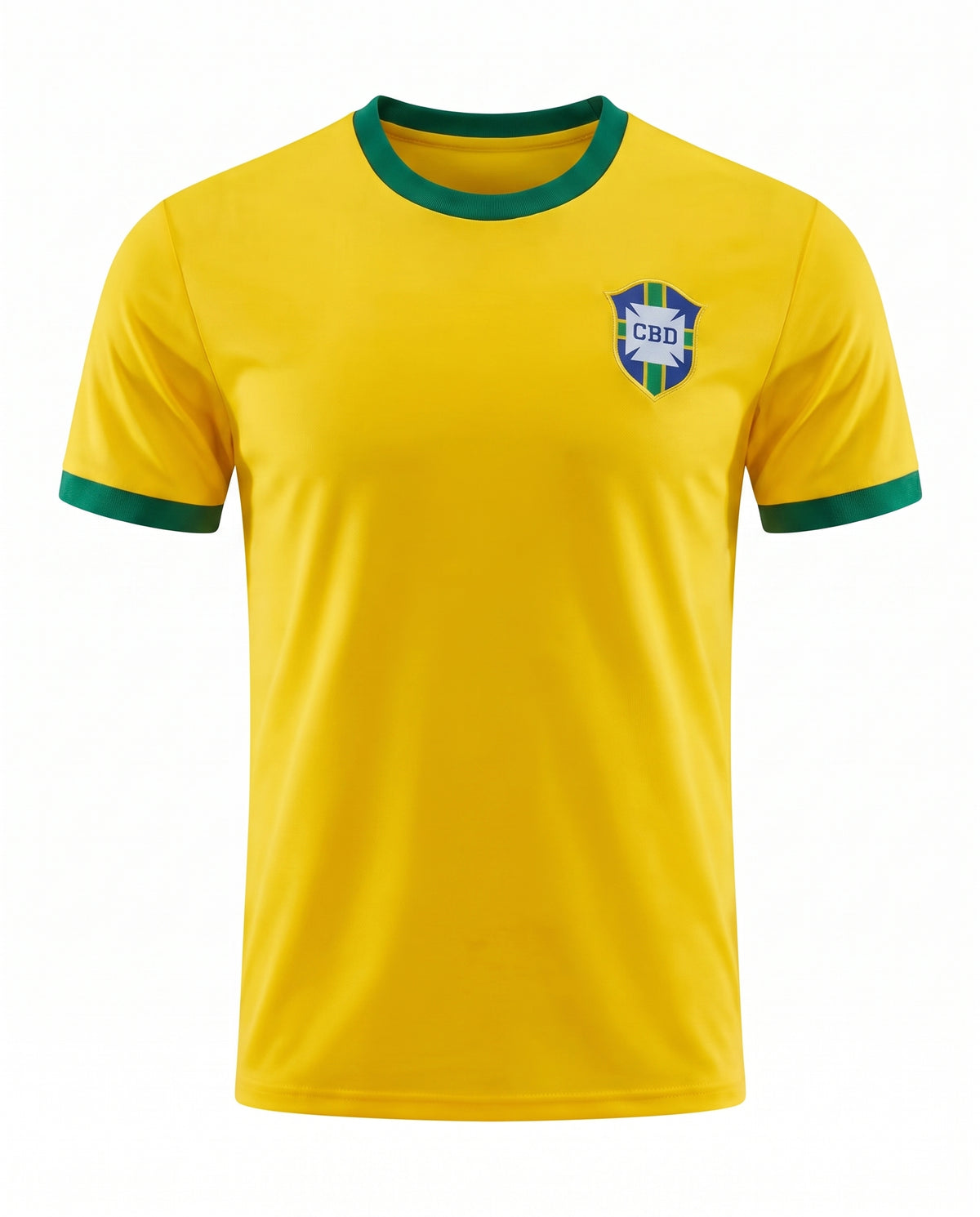 Brazil 1970 Home Jersey Yellow Retro Football Shirt
