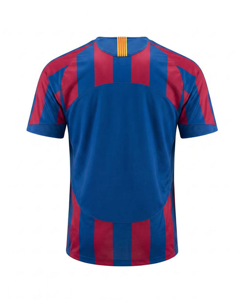 05-06 Home Style Red & Blue Football Jersey – Classic European Match Edition