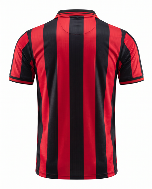 1997-98 Classic Home Style Red & Black Football Jersey – Retro Match Edition