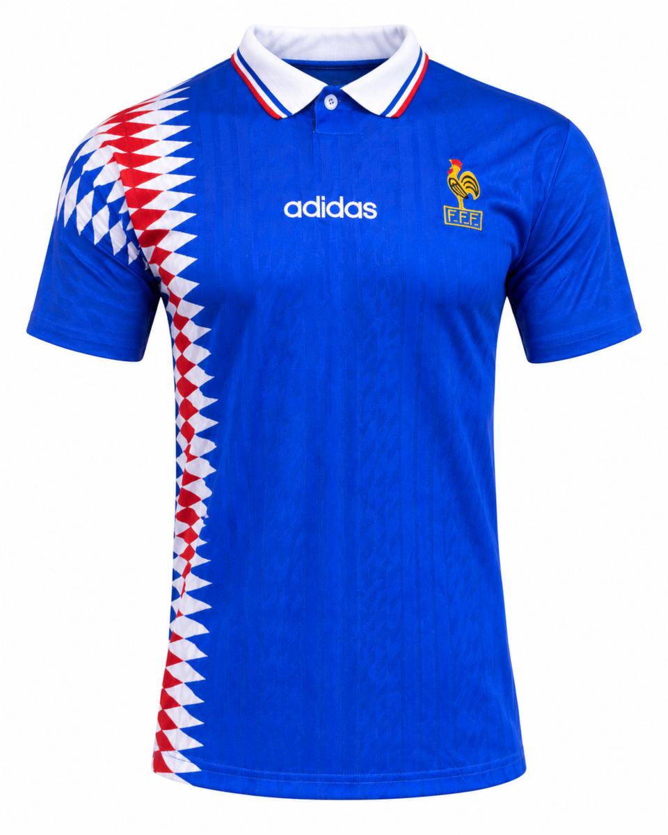 France 1994 Home Jersey – Vintage Adidas French National Team Football Shirt