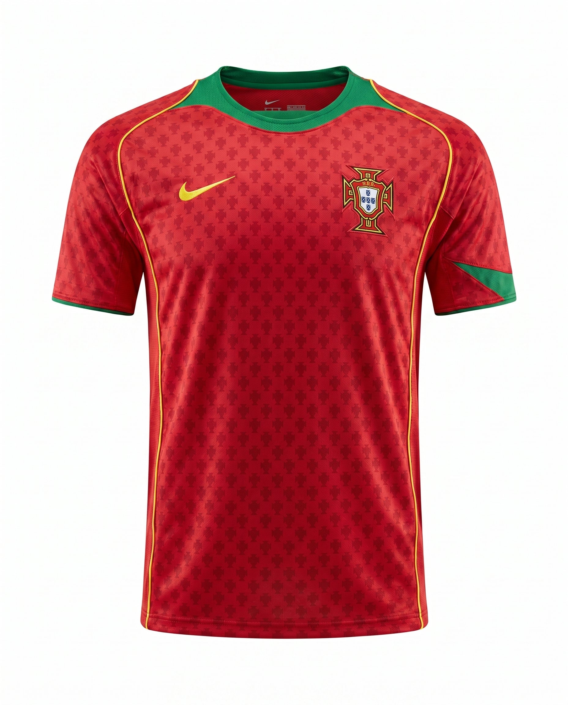 Portugal National Team Home Jersey 2004 European Championship – Retro Red Football Shirt