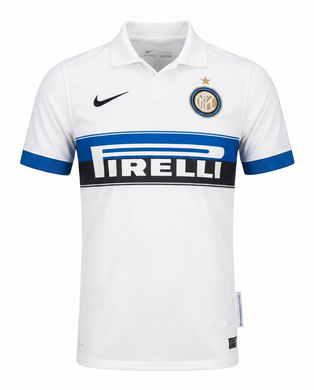 2009/10 Retro Away Soccer Jersey – White Classic Polo Edition