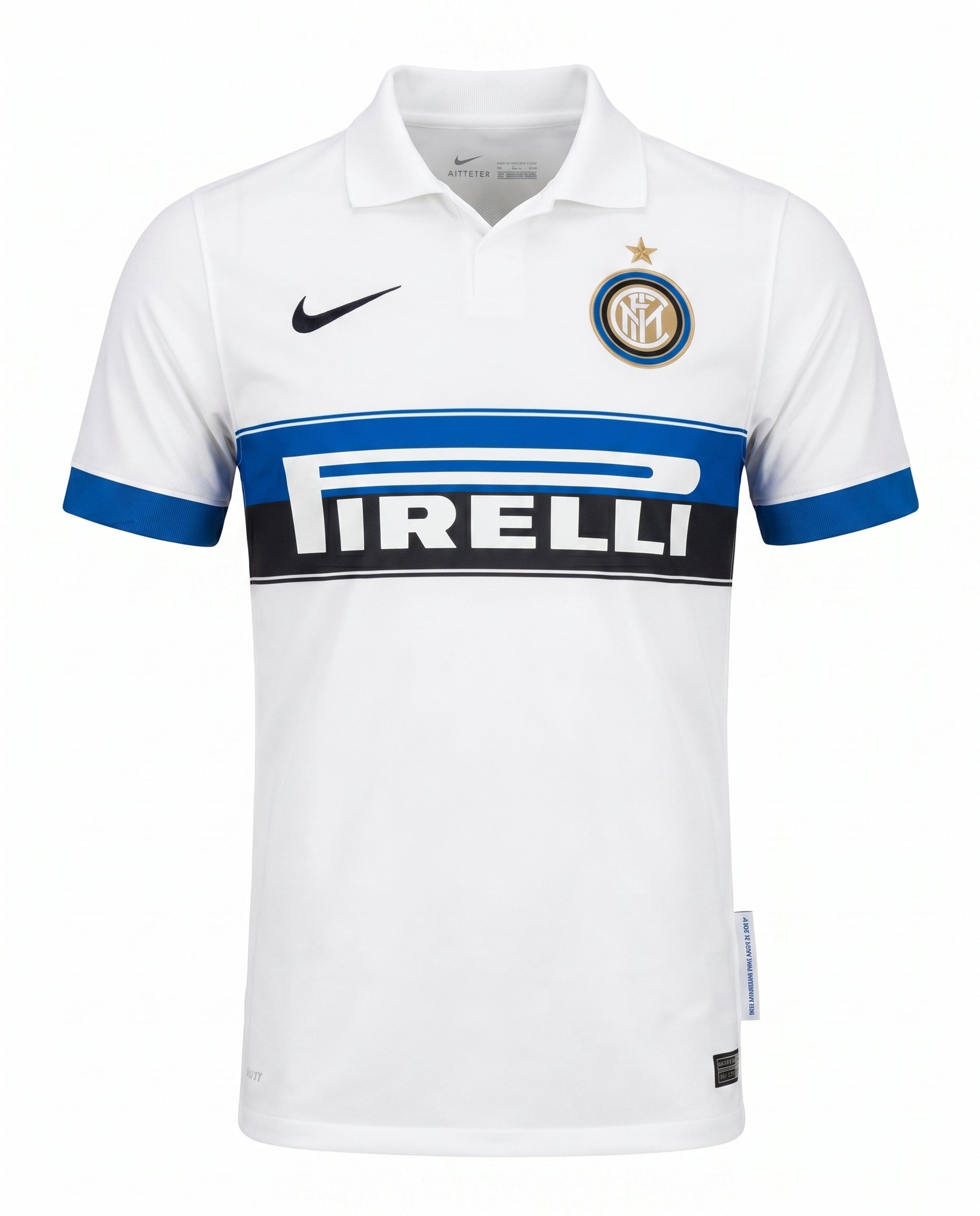 2009/10 Retro Away Soccer Jersey – White Classic Polo Edition
