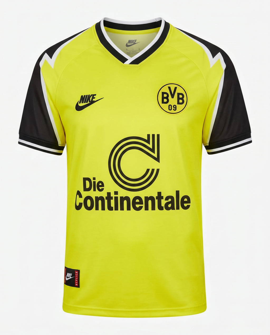 1995/96 Retro Home Football Jersey – Classic Yellow Edition