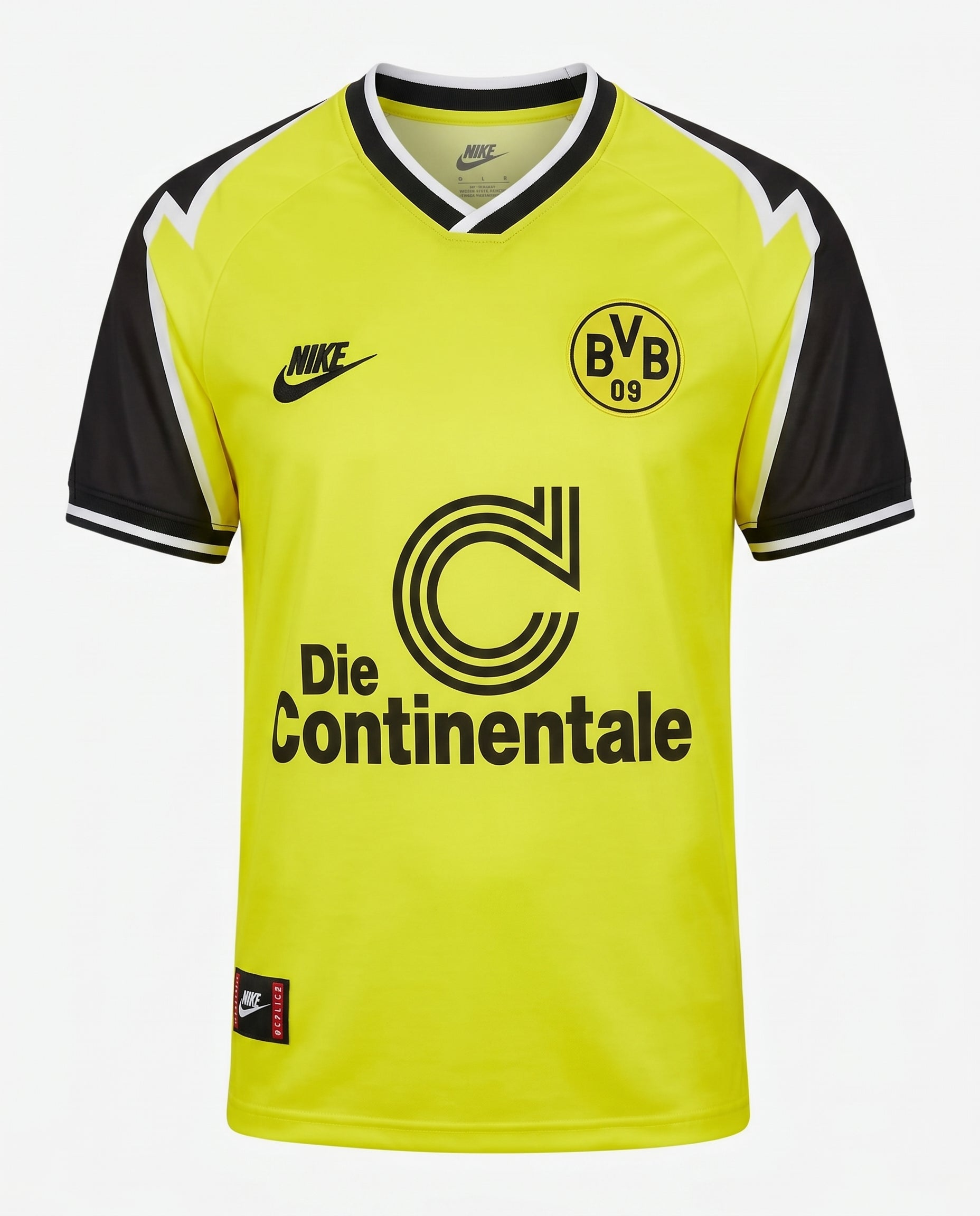 1995/96 Retro Home Football Jersey – Classic Yellow Edition